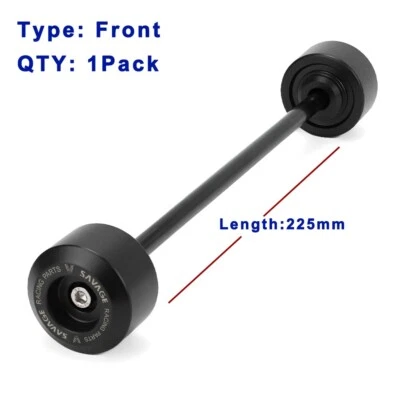 Protector de choque de eje delantero CNC para BMW K1200S/R/GT K1300R/GT K1600G Foto 1 de 4