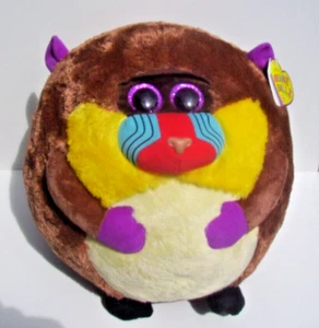 TY BEANIE LARGE BALLZ 30cm CHARLIE THE BABOON NEW & TAGGED - Picture 1 of 5