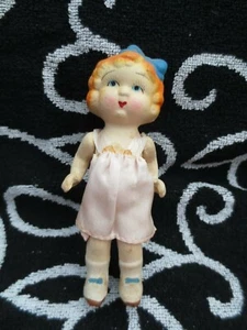Ancienne poupée en biscuit et bras articulé Made in Japon 16 cm - Bild 1 von 11