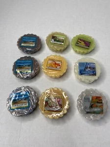 Yankee Candle Melting Tarts Lot 9 Summer Wish Turquiose Sky Pineapple Cilantro - Picture 1 of 6