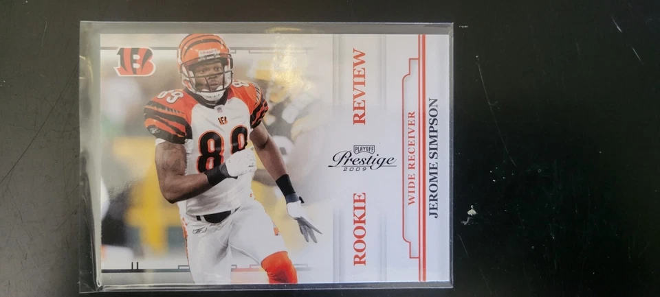 2009 Playoff Prestige Rookie Preview Insert Jerome Simpson mint to near mint con - Image 1 of 2