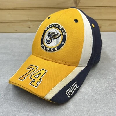 St. Louis BLUES #74 Oshie Hat Ball Cap ONE SIZE Adjustable Raised 3D Logo NHL - Image 1 of 4