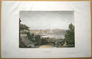 Impresión Meyer 1844 POZZUOLI, BAHÍA DE NÁPOLES, NAPOLI, ITALIA, #17 - Imagen 1 de 1