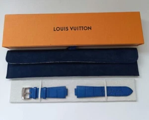 Louis Vuitton watch belt band strap Tambour leather belt used Japan - Picture 1 of 10