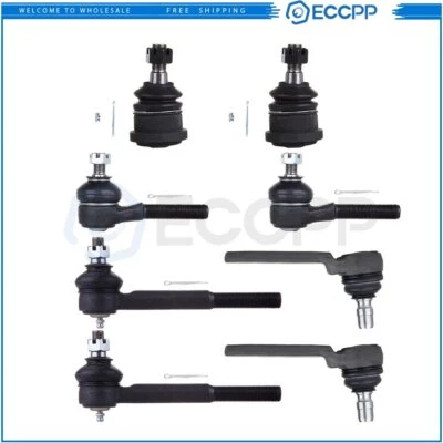 Front Lower Upper Ball Joints Steering Tie Rod End For 95-02 Ford Crown Victoria Foto 1 de 4