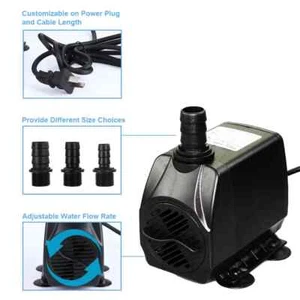 Fuente sumergible bomba de agua para acuario tanque de peces 1056 GPH 85 vatios - Imagen 1 de 4