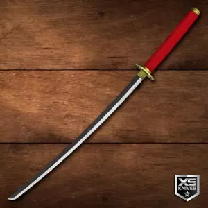 36" Black KATANA Japanese Samurai Sword NINJA BLADE Stainless Steel Collectible - Picture 1 of 5