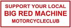 010 Hells Angels Support 81 Big Red Machine Sticker Motorcycle Club