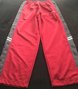 Old Navy Boys Size 18 (XXL) Vinatge Full Breakaway Track Pants Red/Grey/Cream - Picture 1 of 12