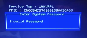 Dell BIOS Password PPID 23 characters N5010 M5030 N4010 N4030 3300 130 unlock - Picture 1 of 2