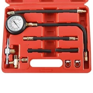 0-100PSI Fuel Injection Pump Pressure Tester Pressure Diagnostic Gauge Kit New - Picture 1 of 13