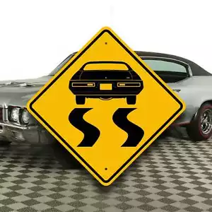 Buick GS '71 - Muscle Car Sign - Skylark Burning Rubber -Fast Speed Garage Decor - Bild 1 von 9