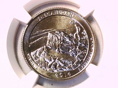 Shenandoah NP 2014 D Washington Quarter NGC MS 67 3914455-013 - Image 1 of 3