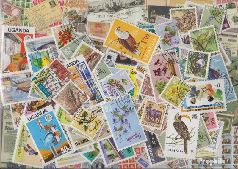ouganda 200 différents timbres - Photo 1/1
