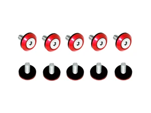 ZSPEC FHSC M5x20mm Fasteners w/Washers, Stainless & Billet, 10-Pack - Picture 1 of 17