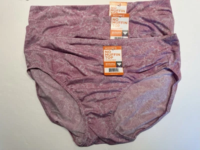 NUEVO CON ETIQUETAS Warners Sin pellizcos, Sin problemas Bragas Corte Alto 5138J Talla 2XL 9 3 PARES Foto 1 de 4