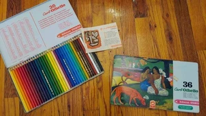 Vintage Neu in Verpackung selten CARB OTHELLO STABILO farbige Pastellstifte Set 36 Schwan neu - Bild 1 von 5