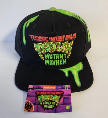 Sombrero TMNT Mutant Mayhem Snapback Juvenil Talla Única Ajustable Ooze Mutagen Design Foto 1 de 4