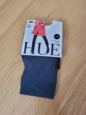 New HUE Women's  Opaque Tights 40 Den, Cobblestone, Size 2 ( S/M) - Imagem 1 de 4