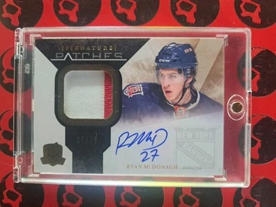 2010-11 Ryan Mcdonagh The Cup /75 Signature Patches New York Rangers UD #SP-MC - Image 1 of 2