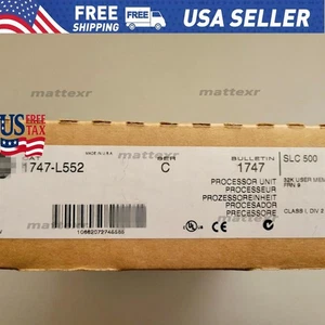 New AB 1747-L552 SLC 500 SLC 5/05 CPU Processor Unit 1747L552 US Free Tax - Picture 1 of 5