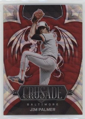 2023 Panini Chronicles Crusade Red Wave Prizm /199 Jim Palmer #24 HOF - Image 1 of 2