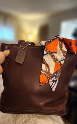 Coach Bleecker 1999 vintage cuero marrón Foto 1 de 4