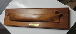 Clipper T Hyde Half Hull Model By Wood Carver 24" X 7" Schwarz Two Rivers WI - Picture 1 of 13