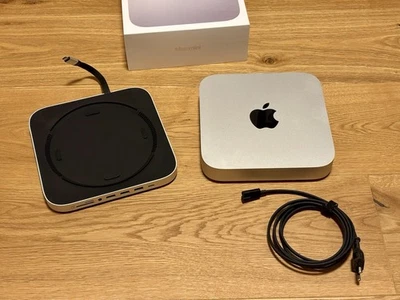 Apple Mac Mini M1 8-Core CPU 8-Core GPU 16 GB RAM 256 GB SSD + SATECHI HUB + 1TB - Bild 1 von 4