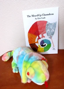 New The Mixed-Up Chameleon by Eric Carle + TY Rainbow Buddy 1999 - Picture 1 of 4