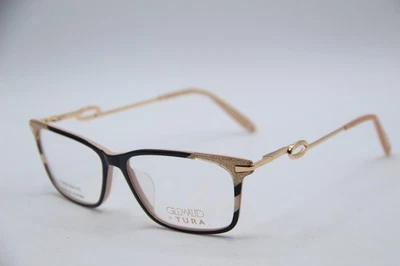 НОВЫЙ GLEMAUD X TURA VGO023 ЧЕРНЫЙ РОЗОВЫЙ ЗОЛОТОЙ ПОДЛИННЫЙ ДИЗАЙНЕРСКИЕ ОЧКИ 58-15 - Изображение 1 из 4