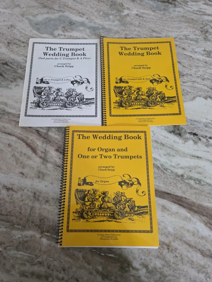 The Trumpet Wedding Book - 3 parts - Chuck Seipp sheet music organ trumpet - Image 1 of 4