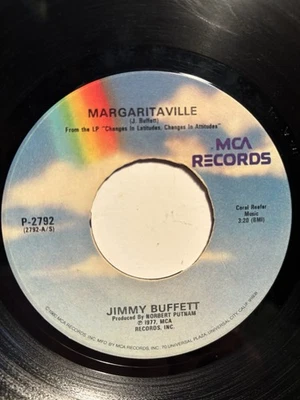 Jimmy Buffett “Margaritaville” MCA 7” 45 REISSUE VG+ Foto 1 de 4