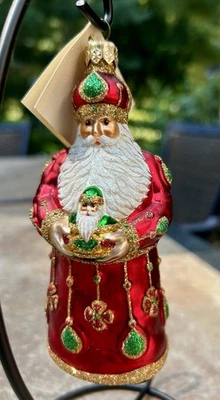 Patricia Breen Bedecked, Bejeweled Santa, Red ~ 2002 ~ #2200NM With Tag - Image 1 of 4