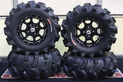 KAWASAKI BRUTE FORCE 750 26" EXECUTIONER ATV TIRE & COBRA BLK WHEEL KIT IRS1CA - Image 1 of 4