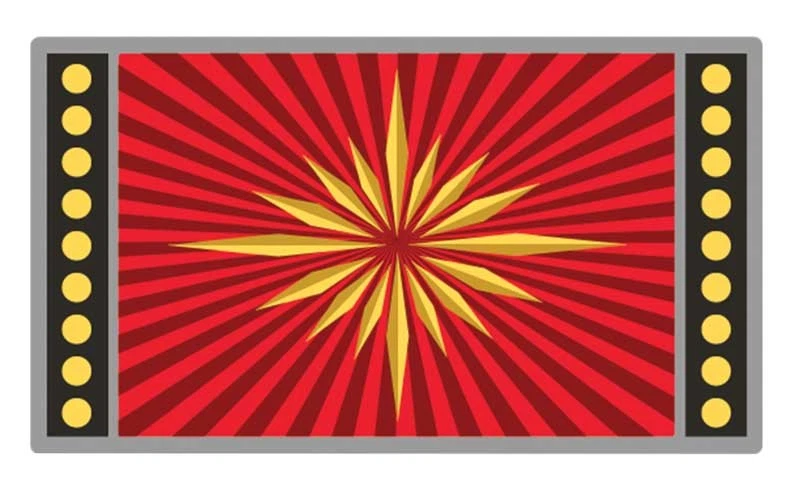 1965-66 Impala Nova; Seat Belt Emblem; Starburst; Deluxe Interior; Embossed; - Image 1 of 1