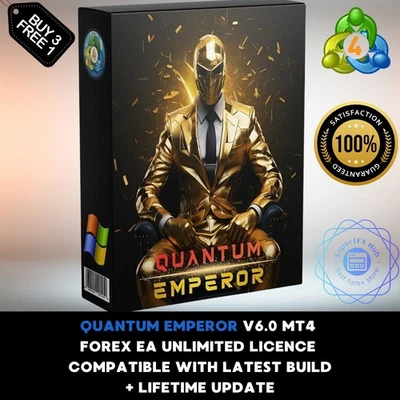 Quantum Emperor MT4 GBPUSD Forex EA Metatrader auto robot version 6.0! - Image 1 of 4