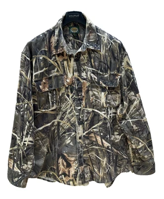 Cabela's Advantage Max4 HD Camouflage shirt, Size XL, exc. cond., free shipping - Image 1 of 4