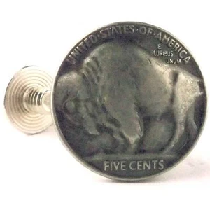 Buffalo Nickel Head Screw Back Concho 7093-22 - Picture 1 of 1