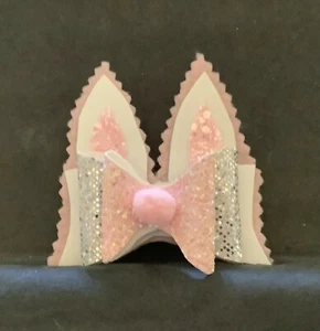 Easter Stacked Hair Bow - Picture 1 of 3