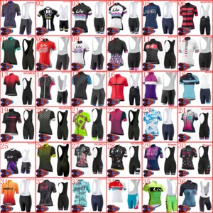 Womens Cycling Shorts Set 10 2021 Women Cycling Jersey bib shorts set New bicycle Uniform Summer bike Outfits