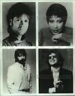 1982 Photo de presse Singer Cliff Richard, Musiciens sur composite « or massif »