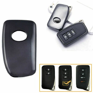 Glossy Black Soft Car Remote Key Fob Holder Case Cover for Lexus GX LX RX Series - Picture 1 of 10