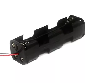 Cassetta porta batteria 25pz AA R6P UM-3 1,5Vx8 BH382A cavo cavo COMF Taiwan 12V - Foto 1 di 6