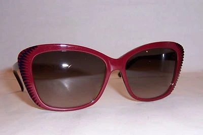 NUEVAS GAFAS DE SOL ALEXANDER MCQUEEN AMQ 4178/S BORGOÑA/MARRÓN W0E-HA AUTÉNTICAS Foto 1 de 4