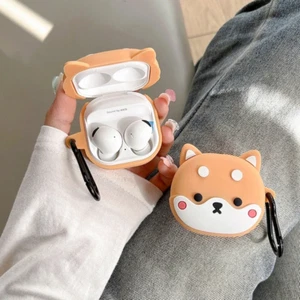 Cute Shiba Inu Cool Bulldog Case for Samsung Galaxy Buds Pro Live 2 Buds2 Pro Co - Picture 1 of 17
