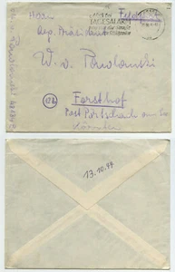 81472 - Feldpostbrief - Kassel 22.10.1944 nach Forsthof - mit Inhalt - Picture 1 of 3