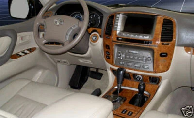 TOYOTA LAND CRUISER FIT 2003 04 05 2007 SISTEMA INTERIOR MADERA TABLERO MOLDURAS KIT 36PS Foto 1 de 4