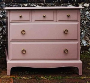 Stag Minstrel Small Chest Of 5 Drawers, Professionally Refinished.  - Picture 1 of 3