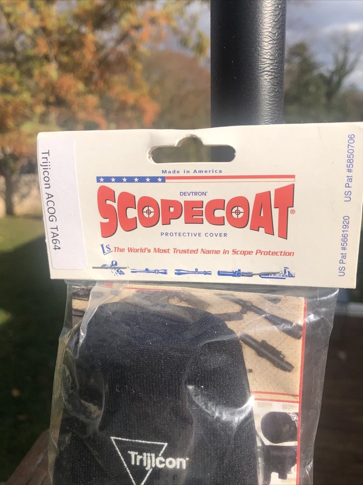 Devtron Scopecoat Protective Cover Trijicon 4x32 ACOG TA64/TA01 Black USA